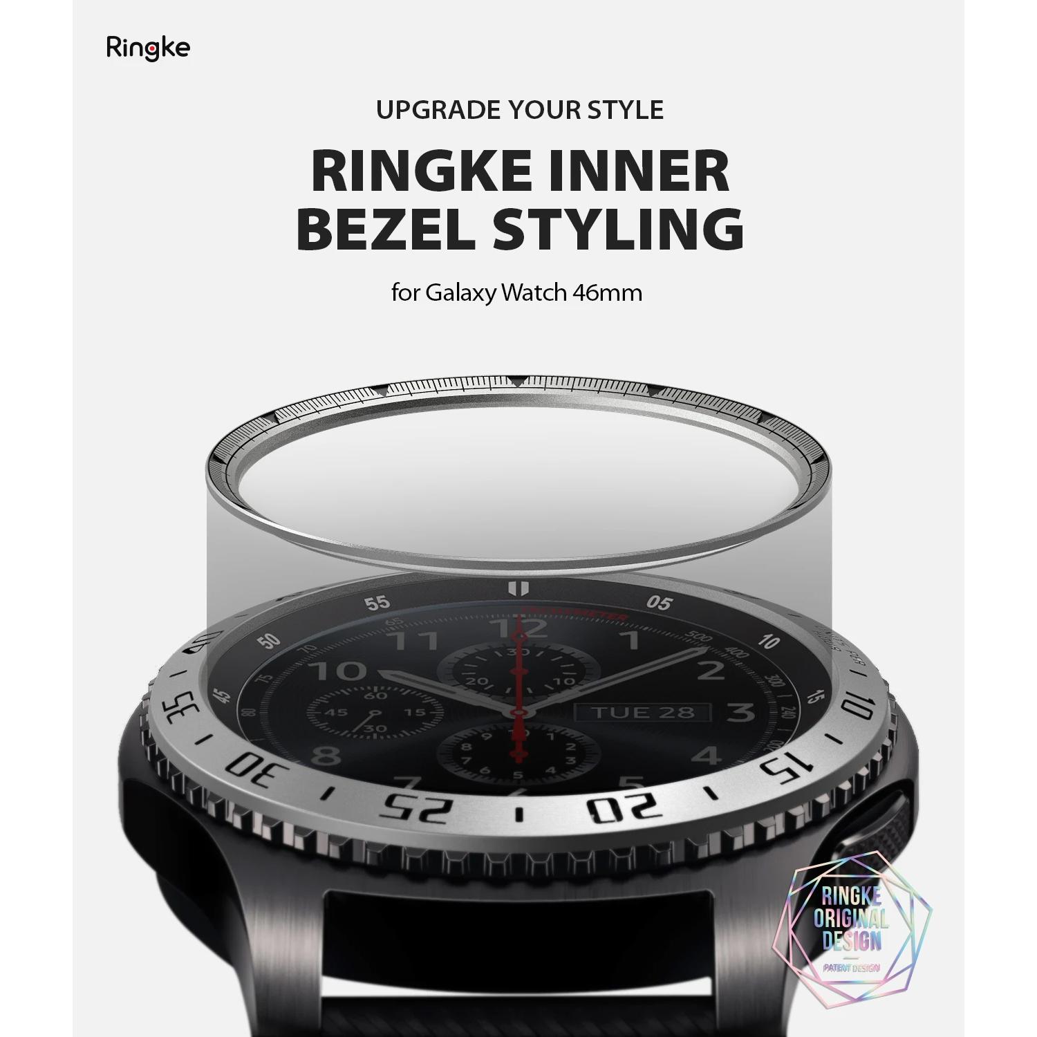 Inner Bezel Styling Galaxy Watch 46mm/Gear S3 Silver