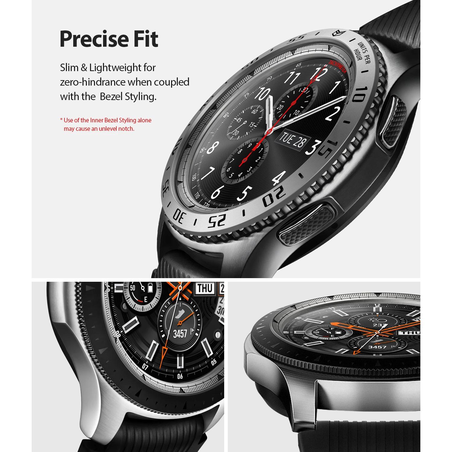 Inner Bezel Styling Galaxy Watch 46mm/Gear S3 Silver