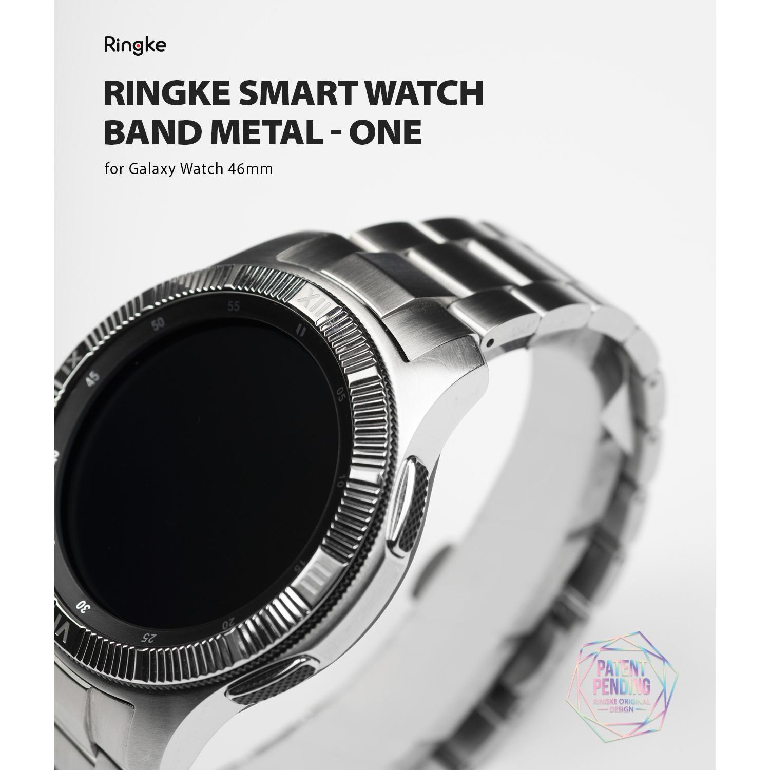 Metal One Armband Samsung Galaxy Watch 4 Classic 46mm Silver
