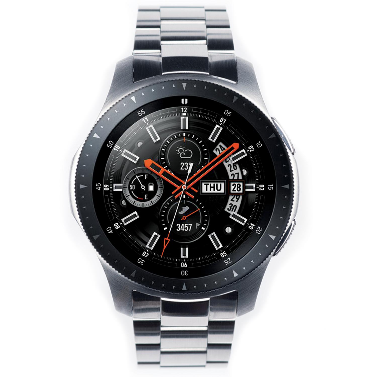 Metal One Armband Galaxy Watch 46mm Silver