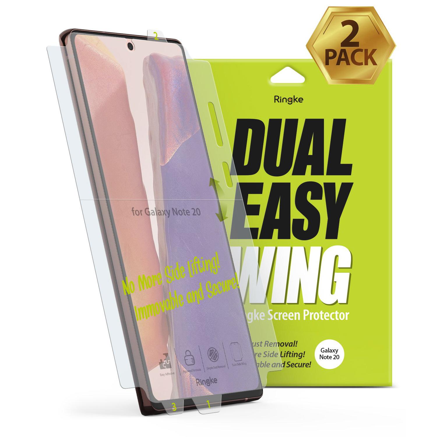 Dual Easy Wing Screen Protector Galaxy Note 20 (2-pack)