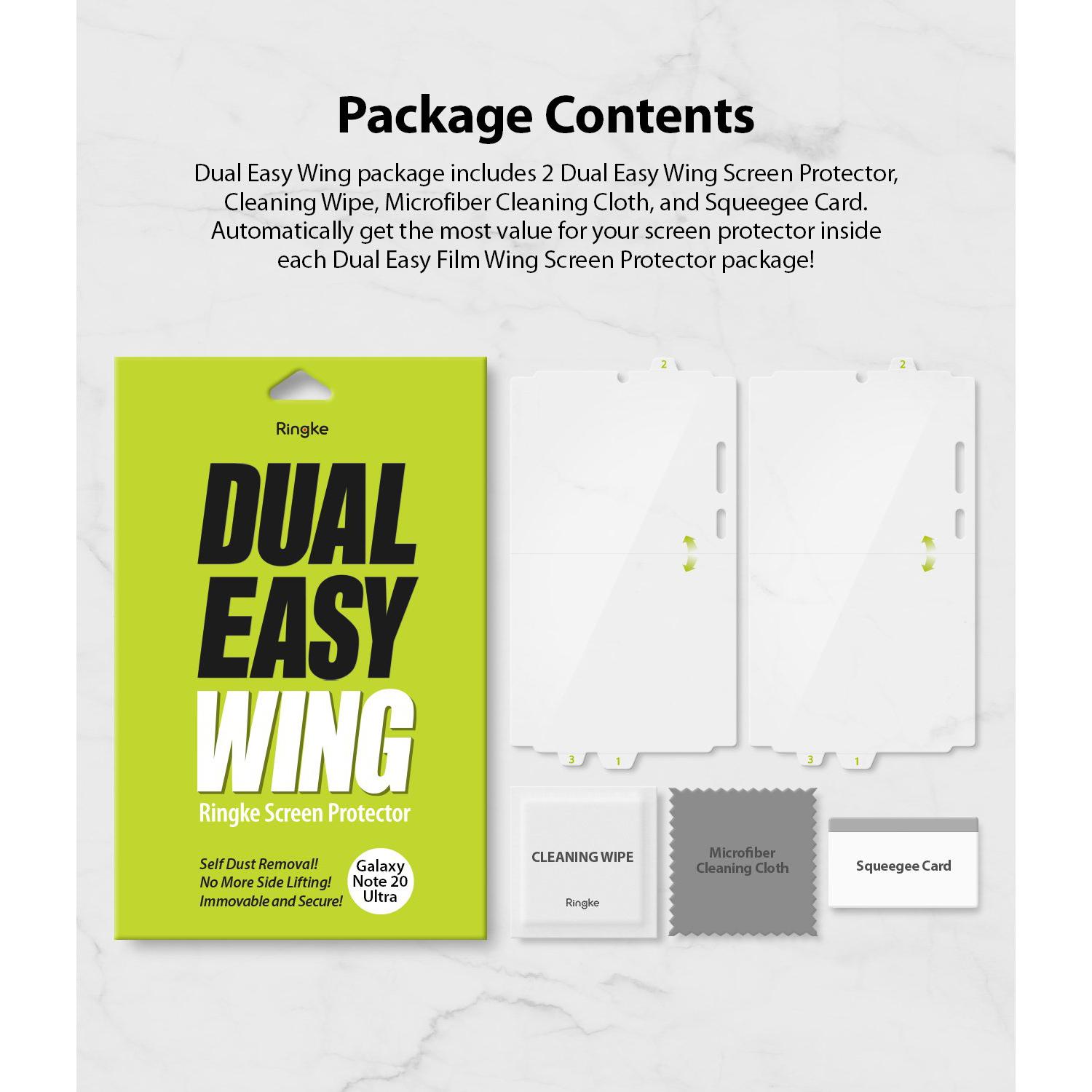 Dual Easy Wing Screen Protector Galaxy Note 20 Ultra (2-pack)