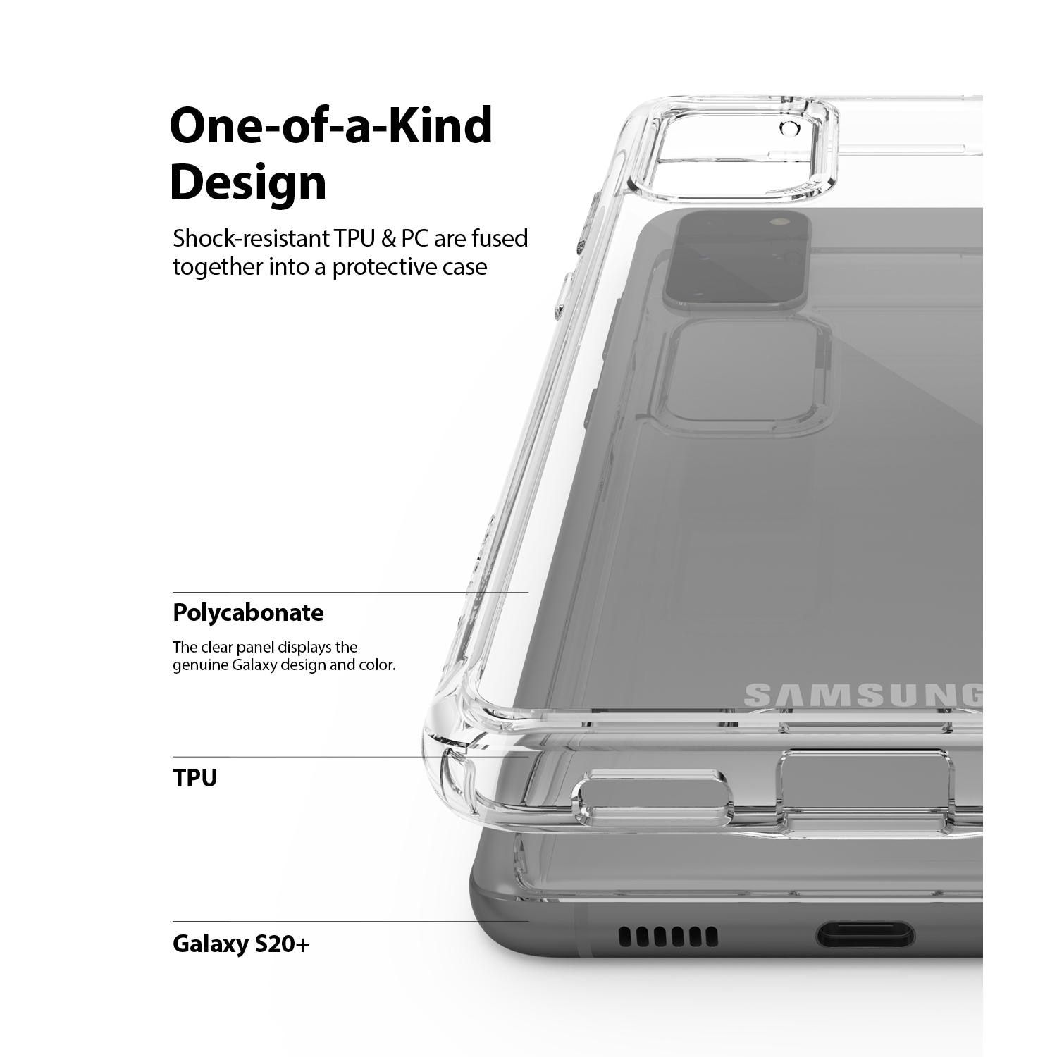 Fusion Case Samsung Galaxy S20 Plus Genomskinlig