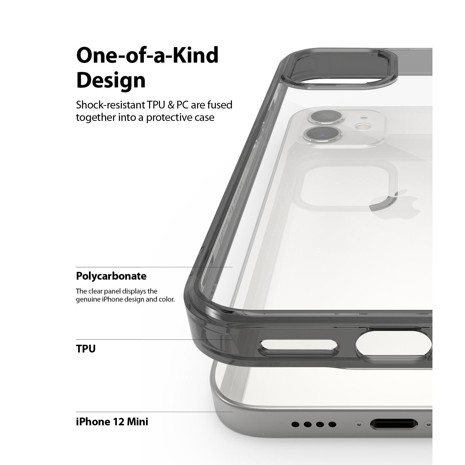 Fusion Case Apple iPhone 12 Mini Grå