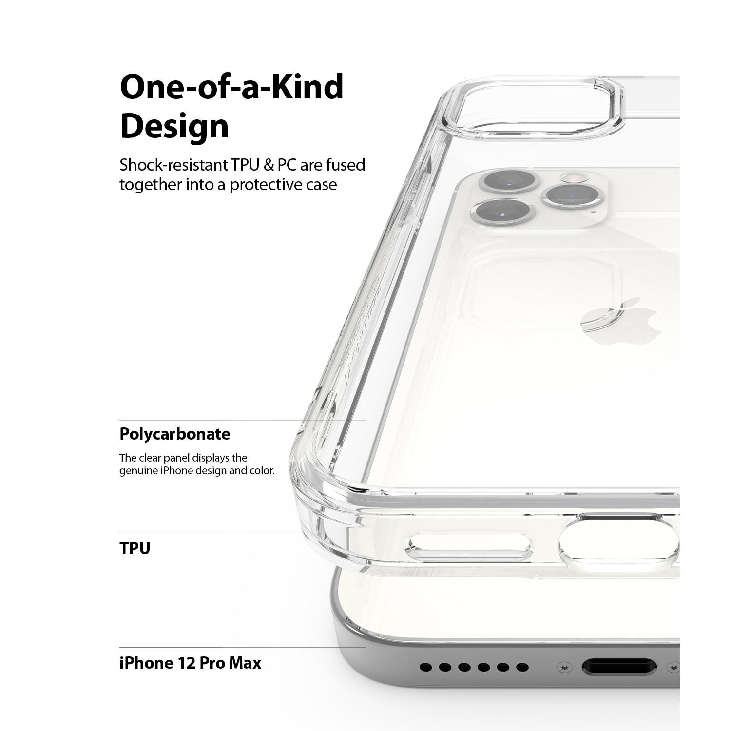 Fusion Case iPhone 12 Pro Max Genomskinlig