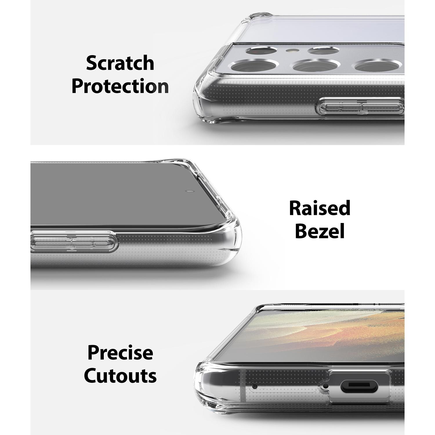 Fusion Case Samsung Galaxy S21 Ultra Genomskinlig