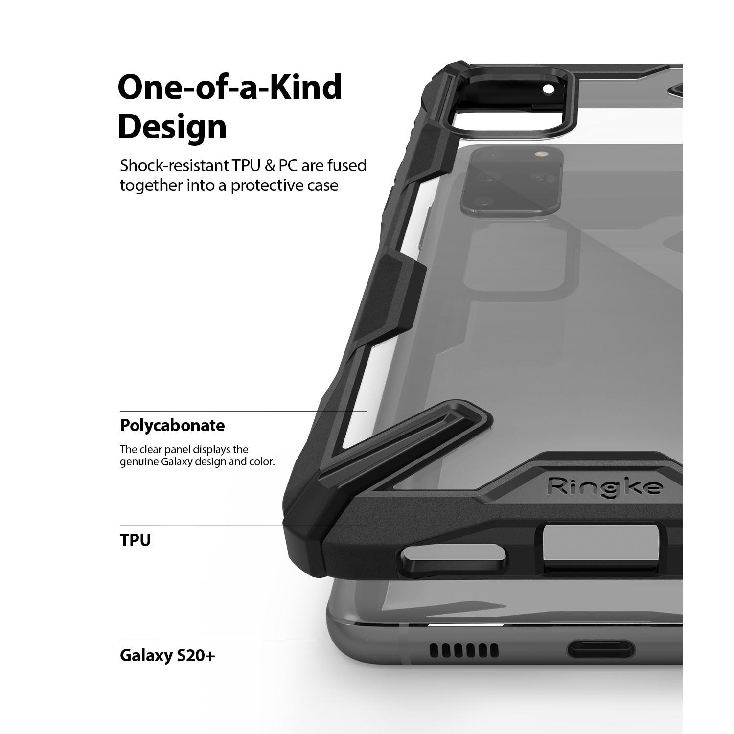 Fusion X Case Galaxy S20 Plus Black