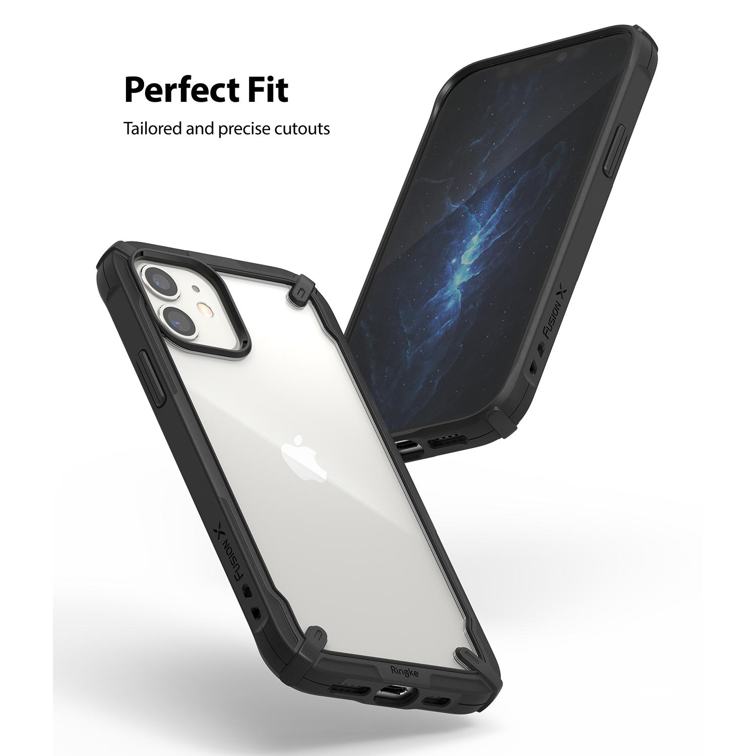 Fusion X Case iPhone 12/12 Pro Black