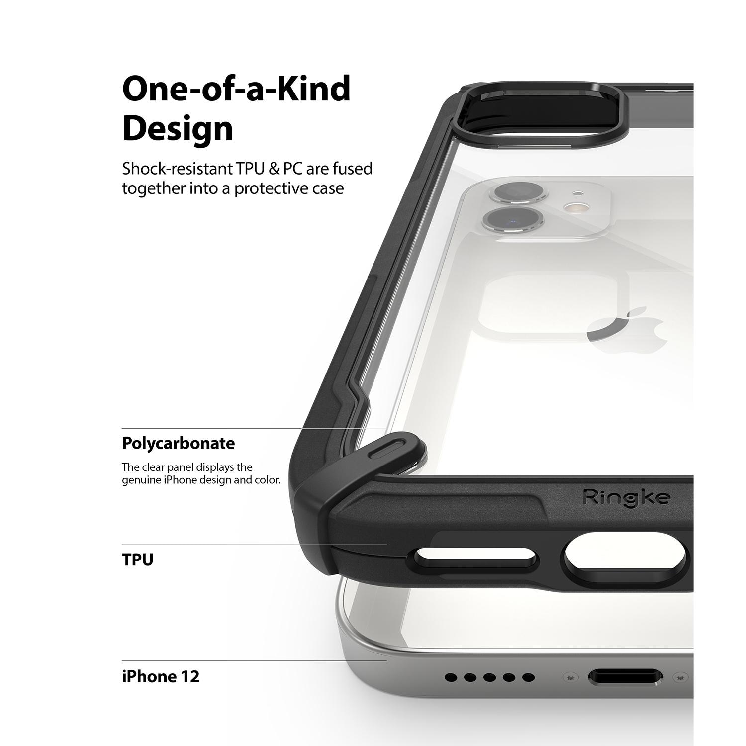 Fusion X Case iPhone 12/iPhone 12 Pro Svart