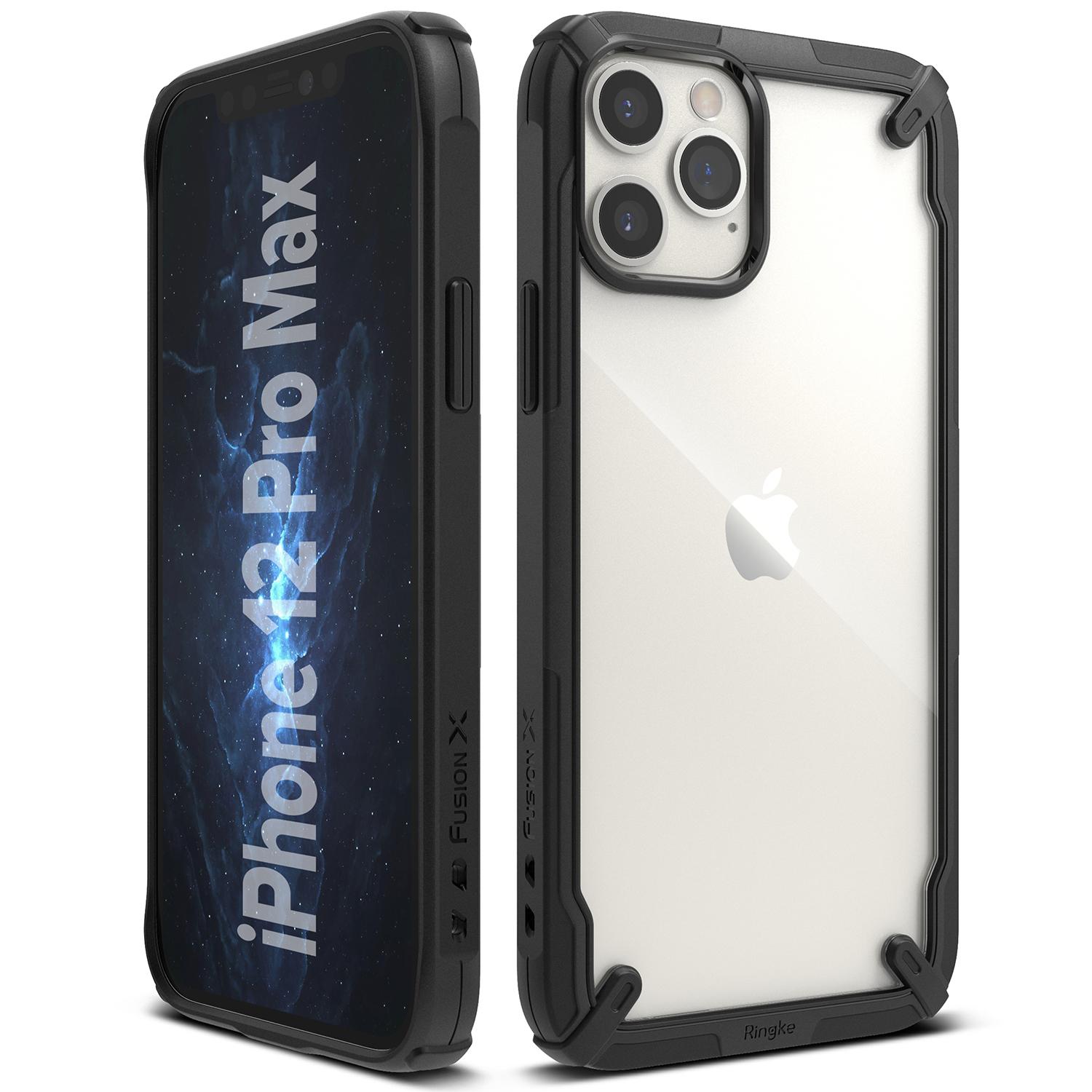 Fusion X Case iPhone 12 Pro Max Black