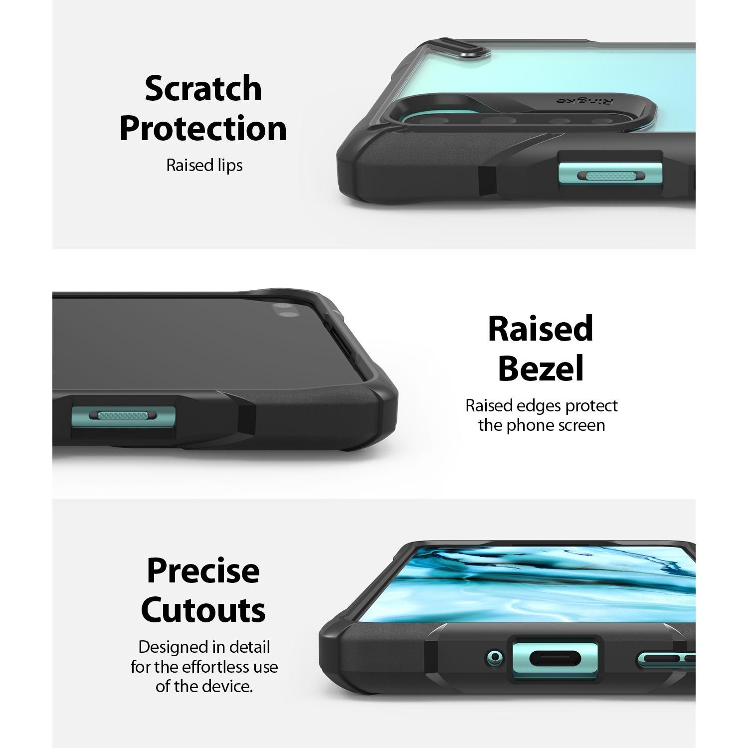 Fusion X Case  OnePlus Nord Svart