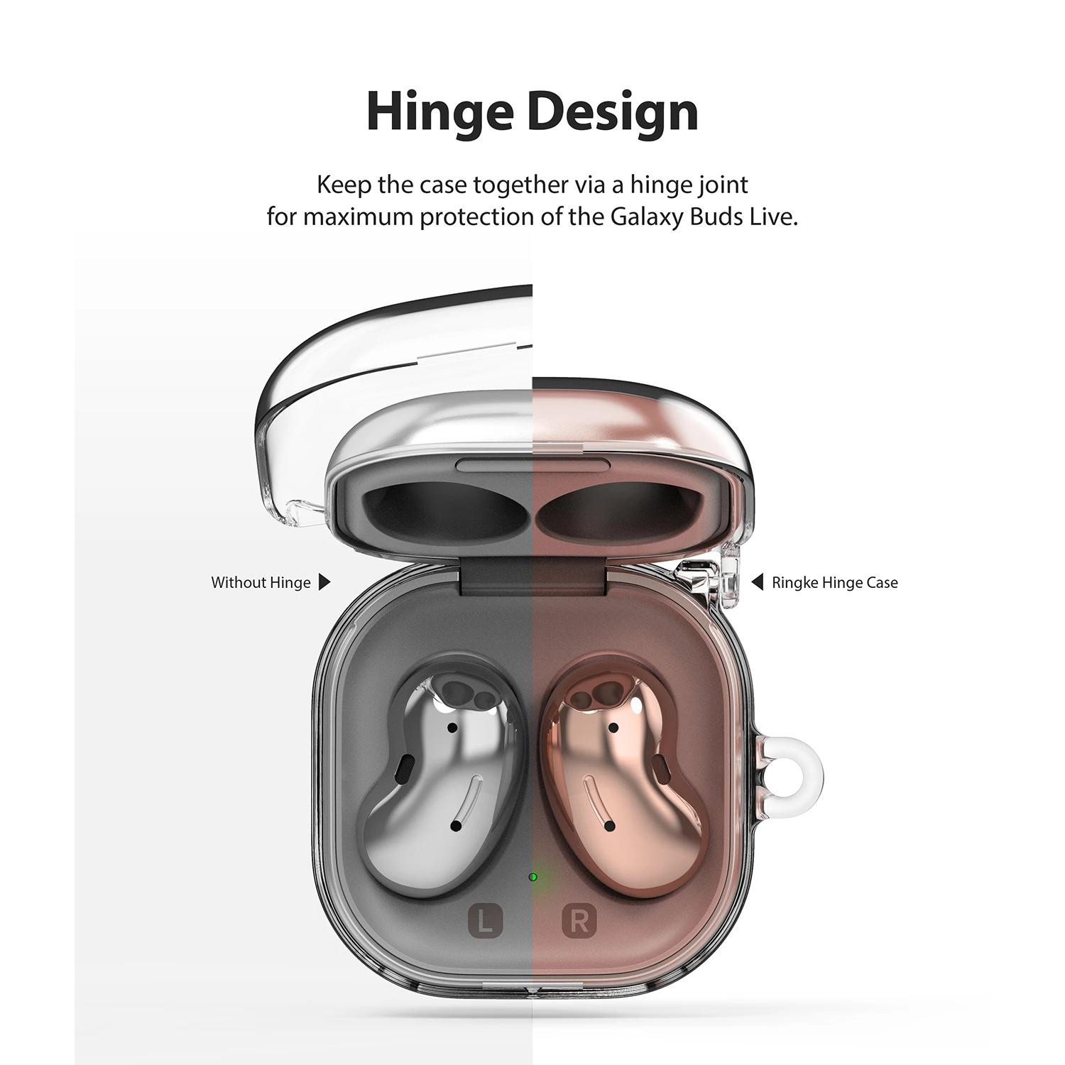 Hinge Case Samsung Galaxy Buds 2/Live/Pro Clear