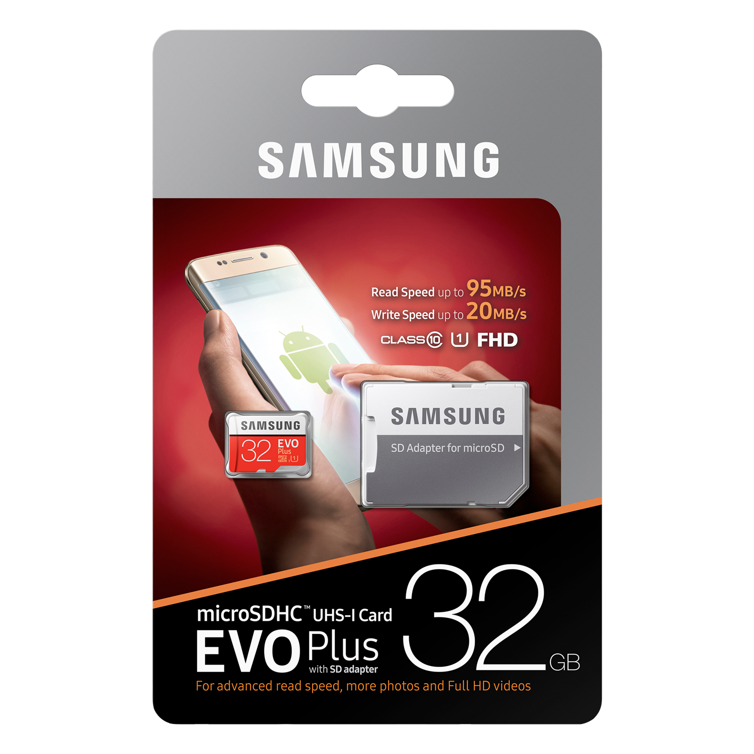 Evo Plus 32GB microSDHC Minneskort Class 10 U1