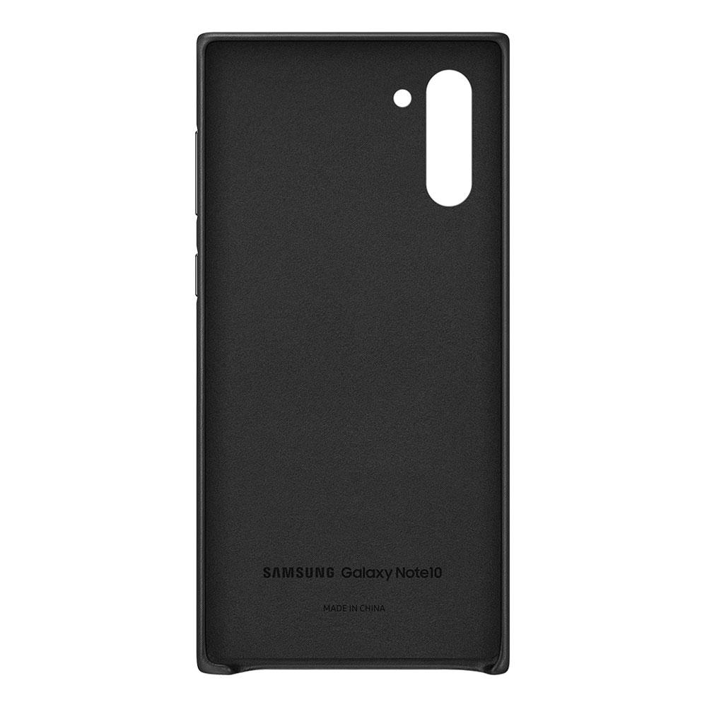 Leather Cover Galaxy Note 10 Black