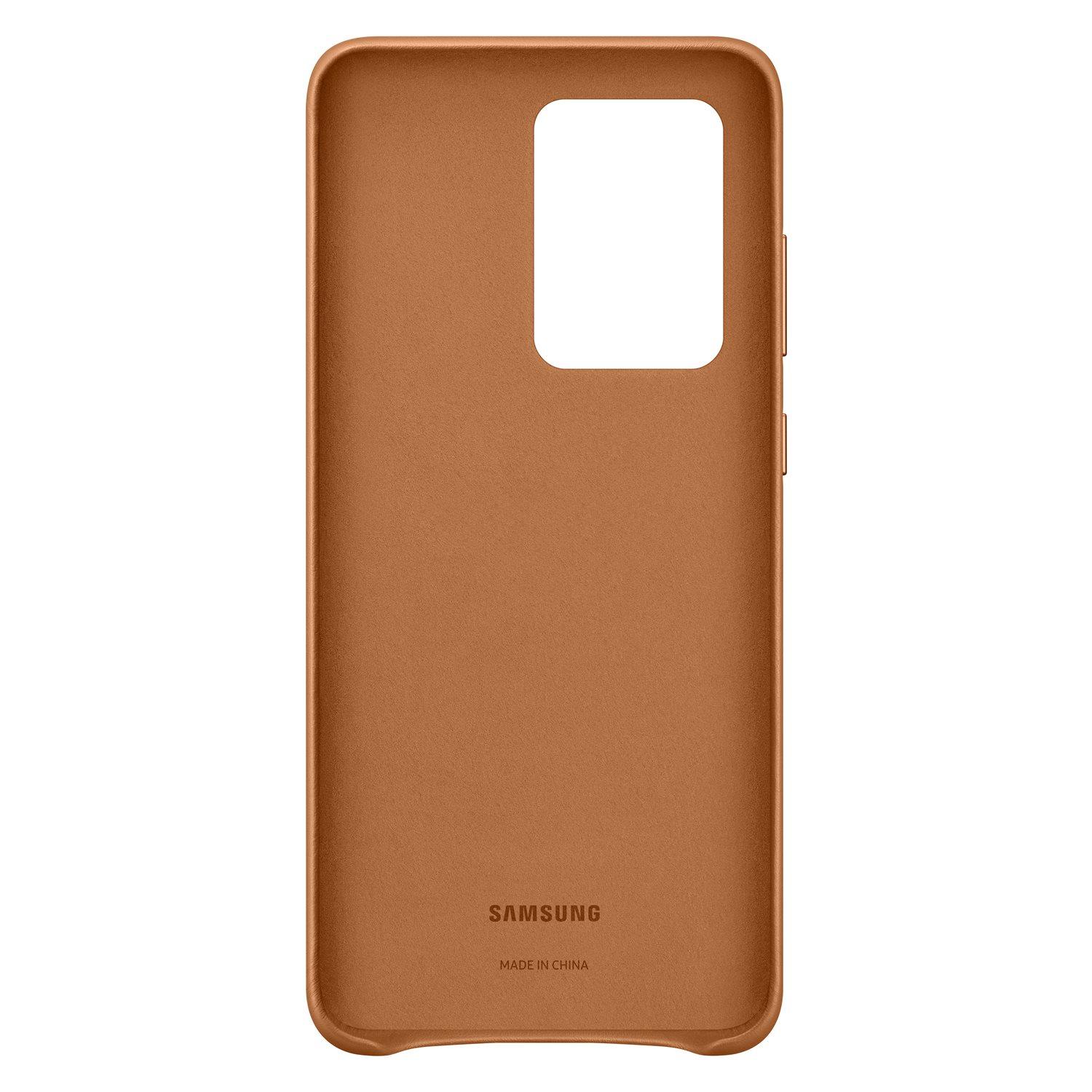 Leather Cover Galaxy S20 Ultra Brown