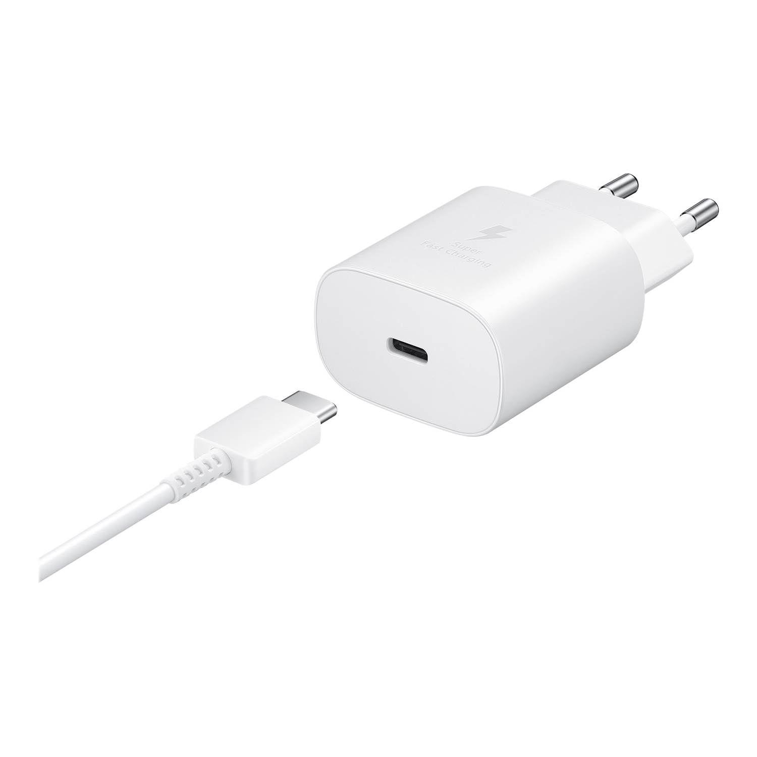 Mobilladdare Fast Charge 25W USB-C vit