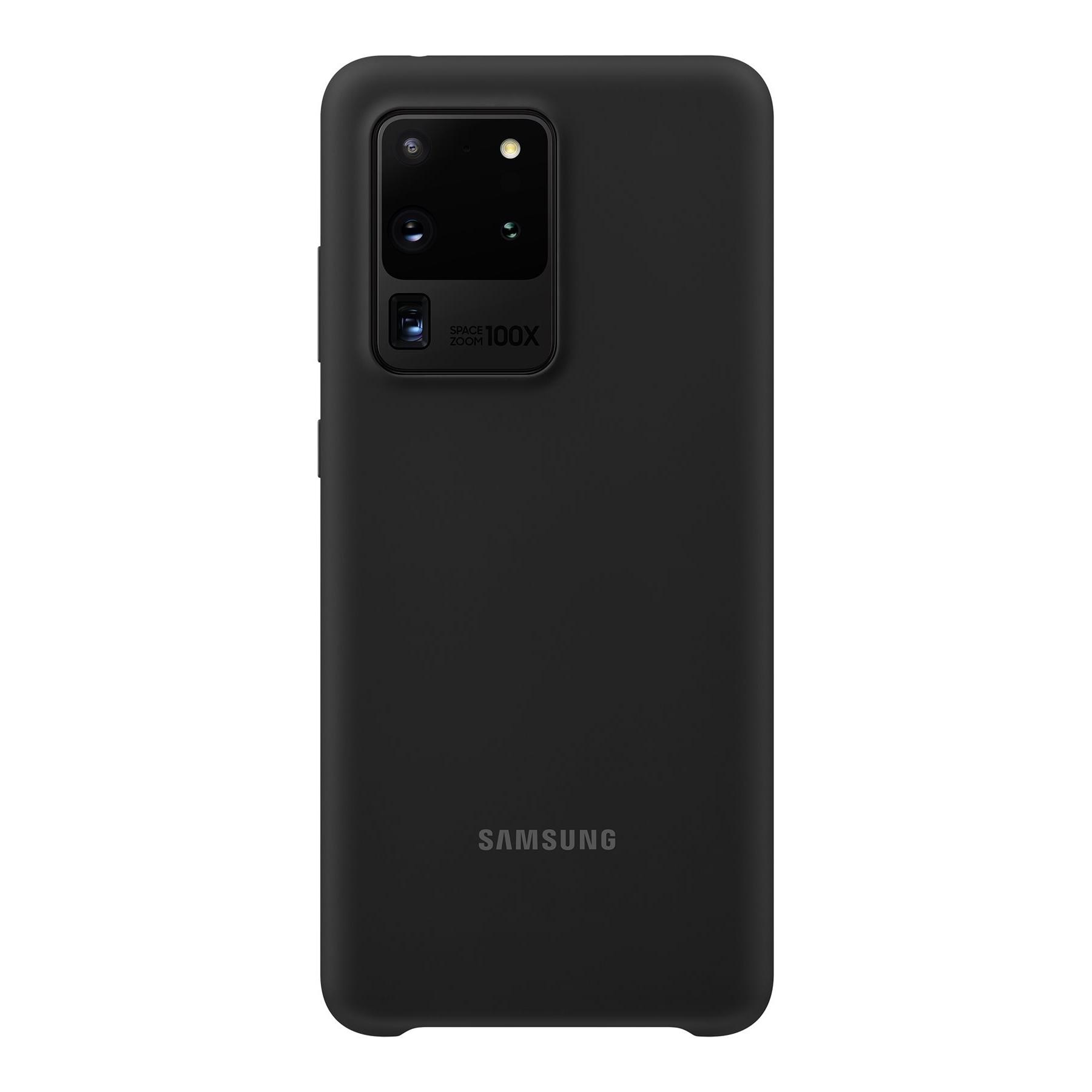 Silicone Cover Galaxy S20 Ultra Black