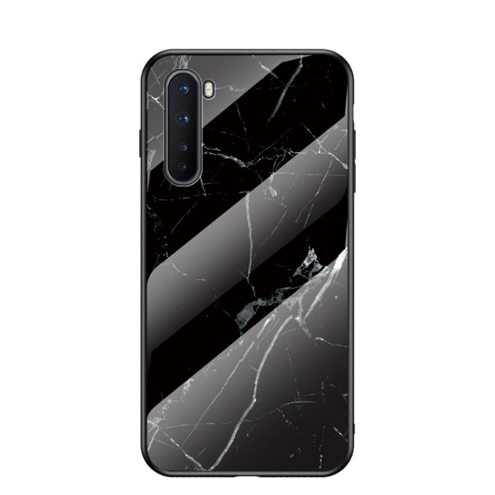 Skal Härdat Glas OnePlus Nord svart marmor