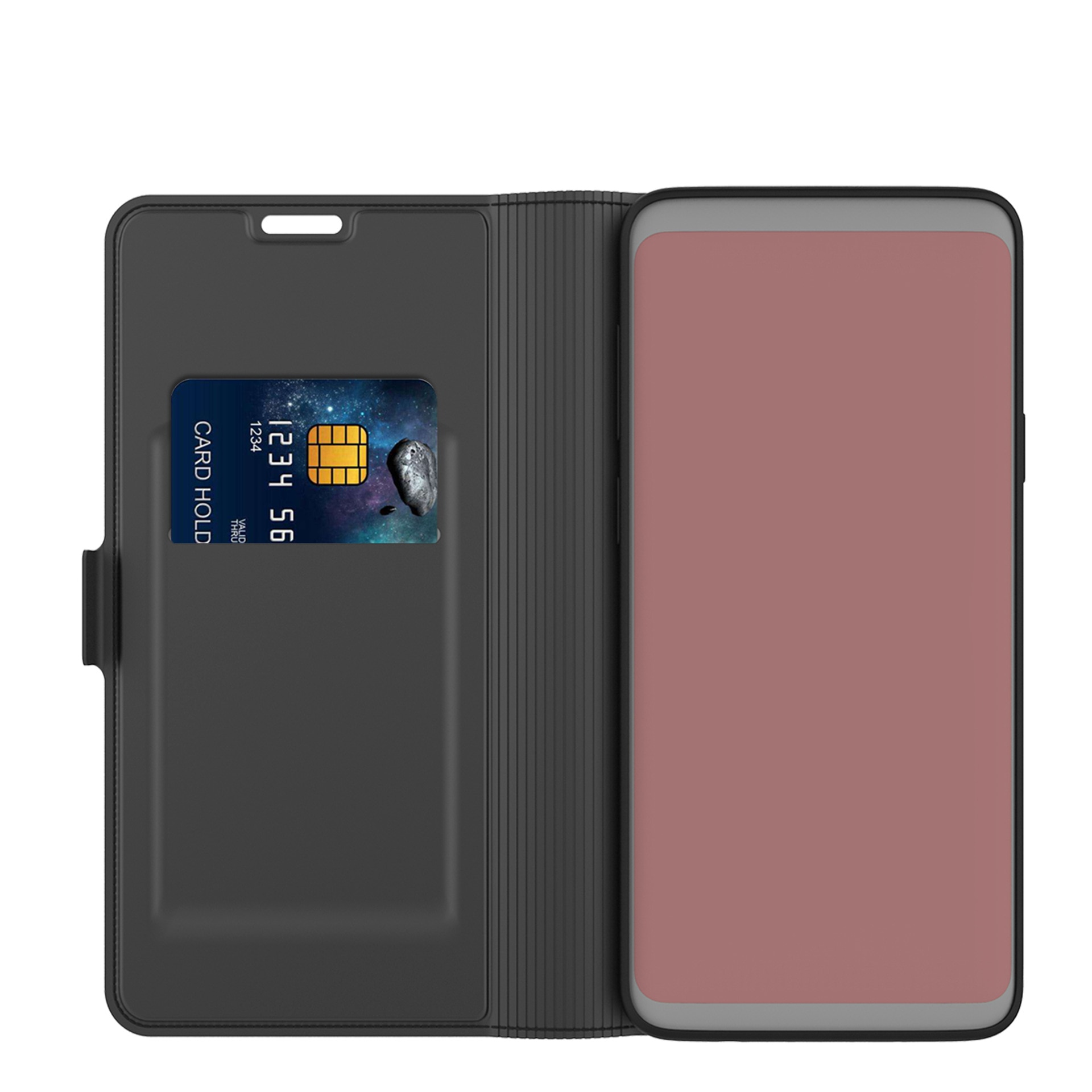 Slim Card Wallet iPhone 13 Pro Max svart