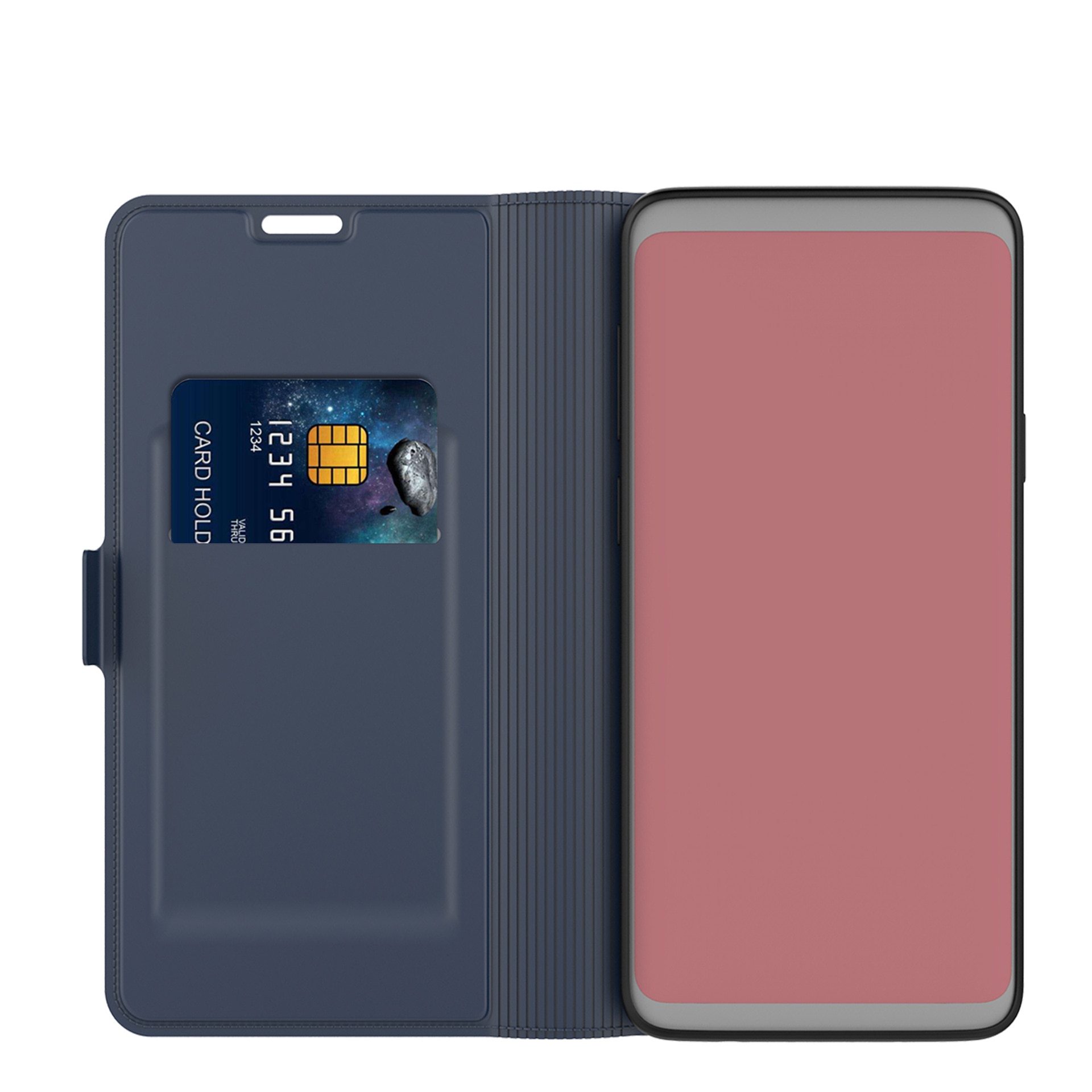 Slim Card Wallet iPhone 13 Pro marinblå