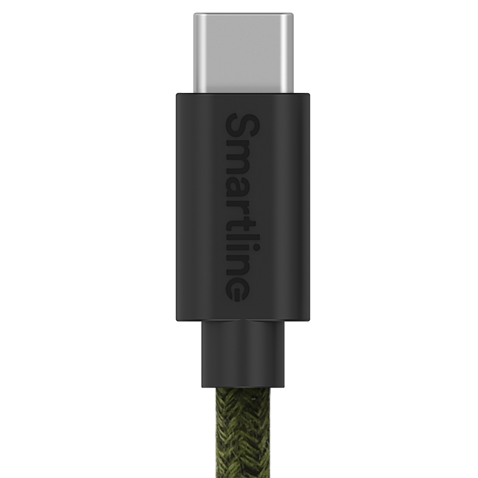 Fuzzy USB-kabel USB-C 2m Grön
