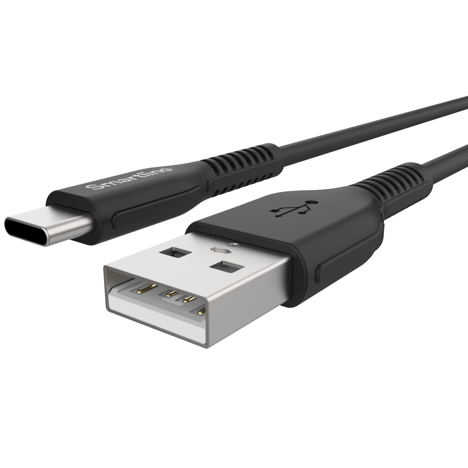 Strong USB-kabel USB-C 2m Svart