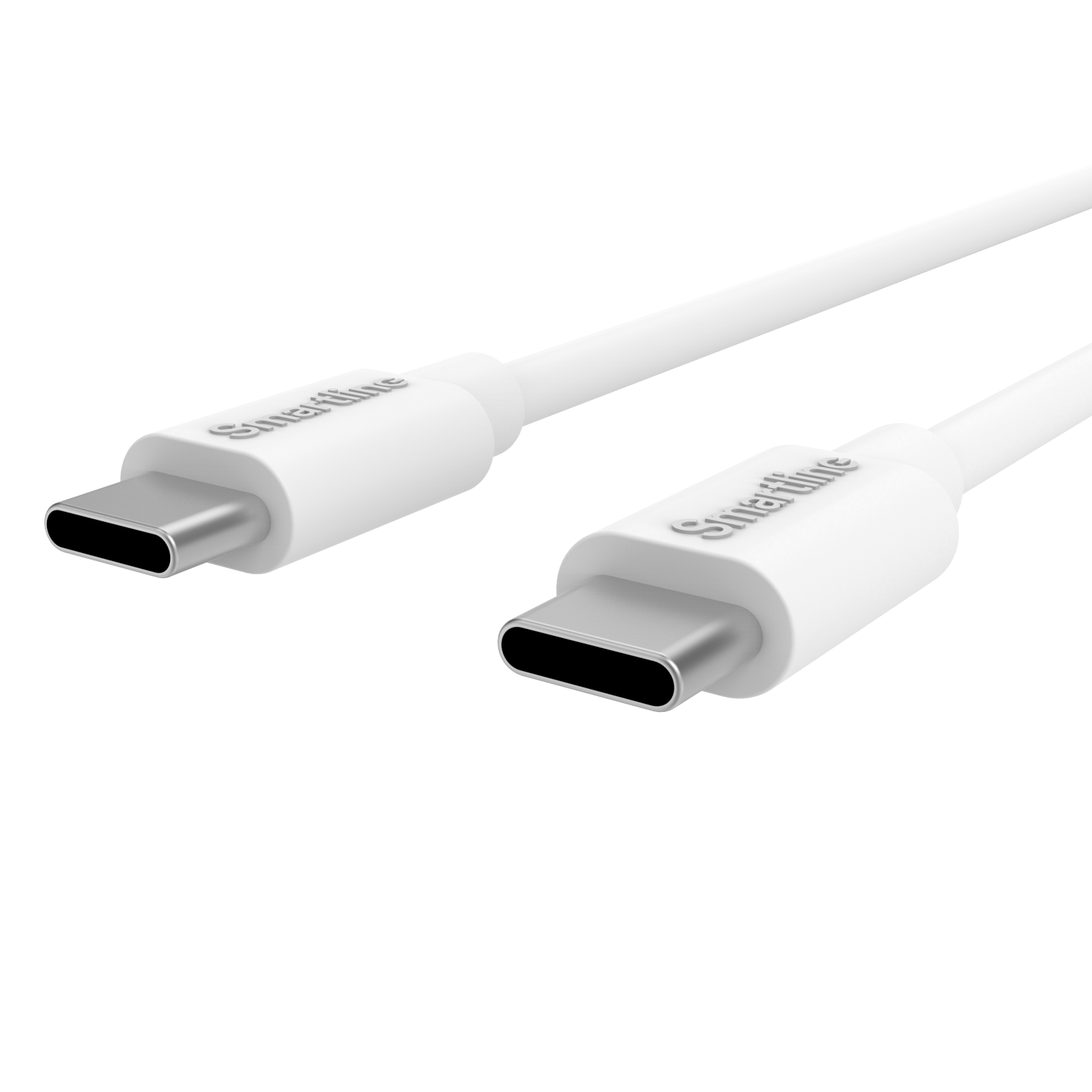 USB-kabel USB-C - USB-C 1m Vit