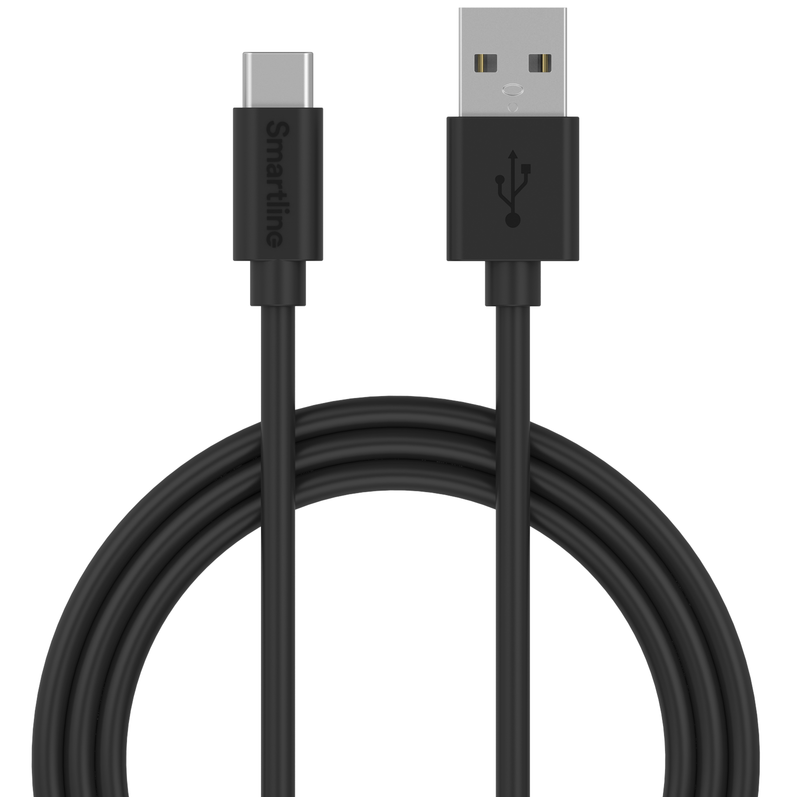 USB-kabel USB-C 1m Svart