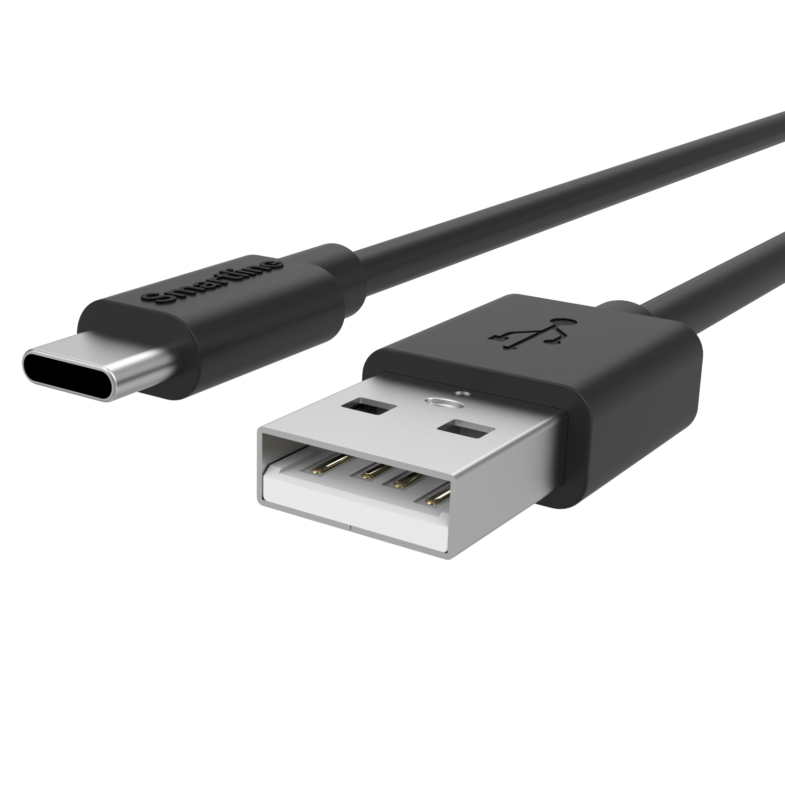 USB-kabel USB-C 1m Svart