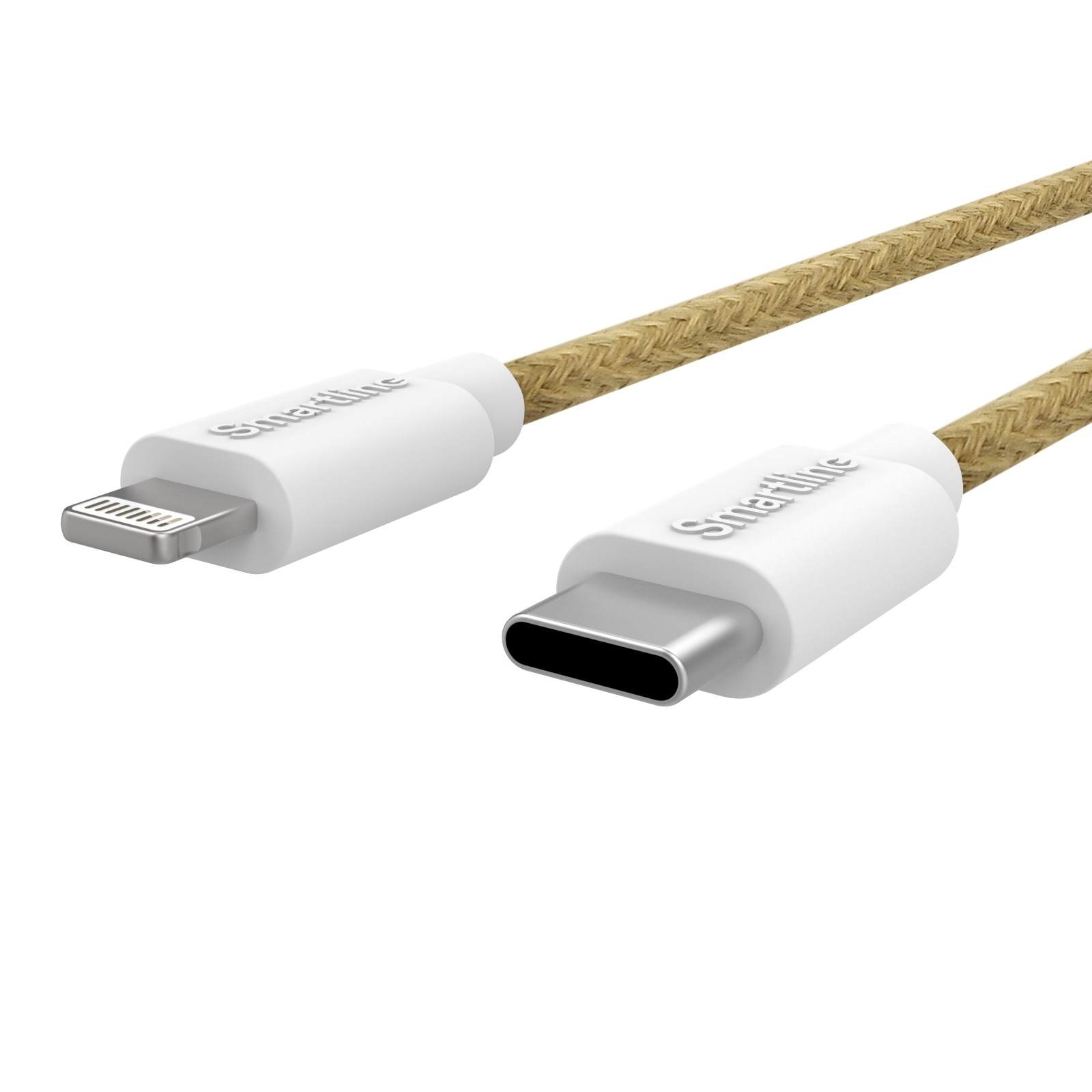 Fuzzy USB-kabel USB-C -> Lightning 2m Sand