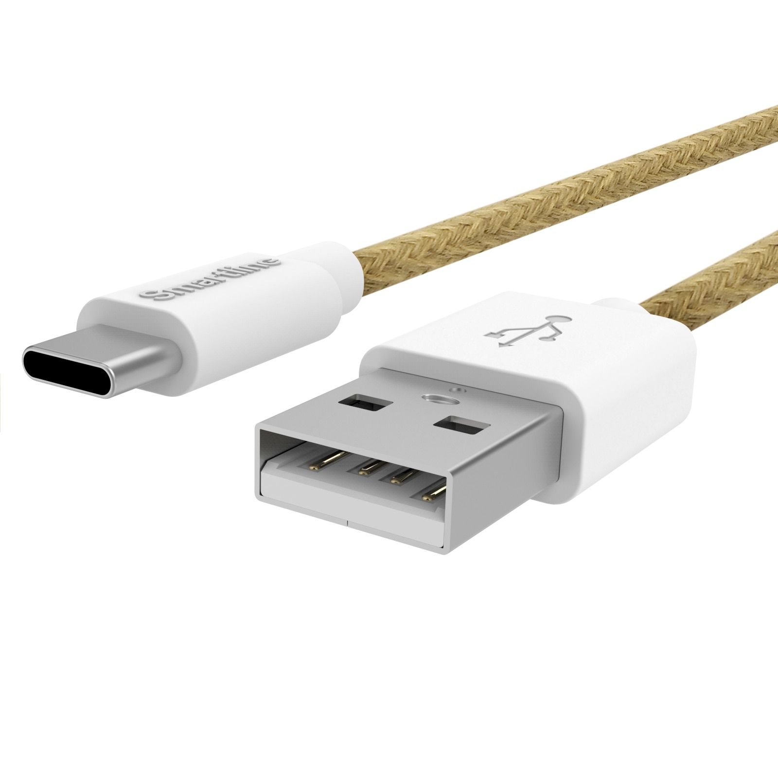 Fuzzy USB-kabel USB-C 2m Sand