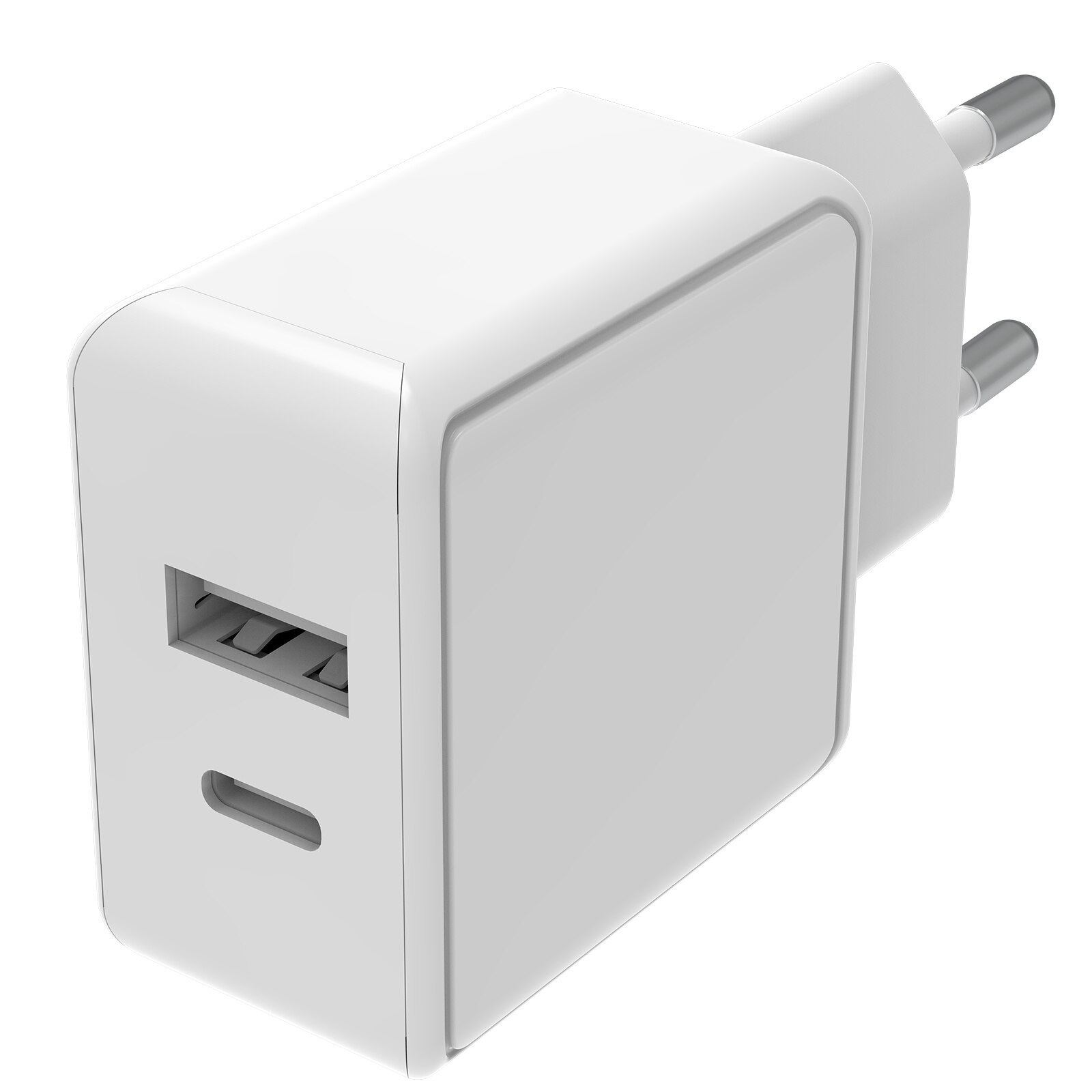 Speedy PD Dual Laddare 18W Vit