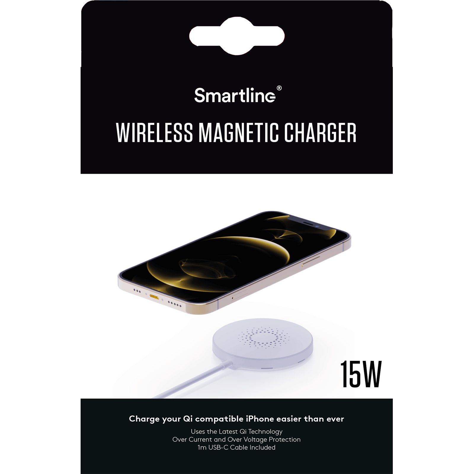 Wireless Qi Magnetic 15W White