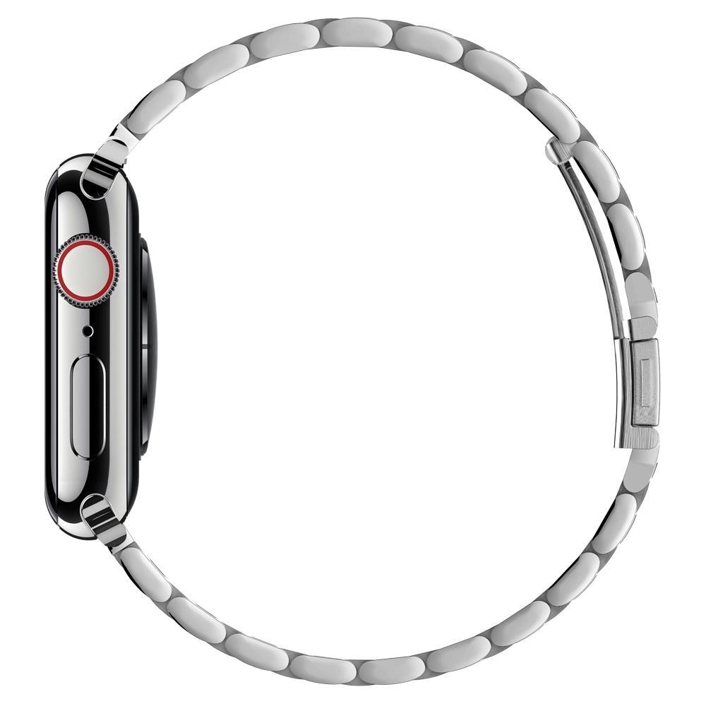 Apple Watch 45mm Series 7 Armband Modern Fit Silver