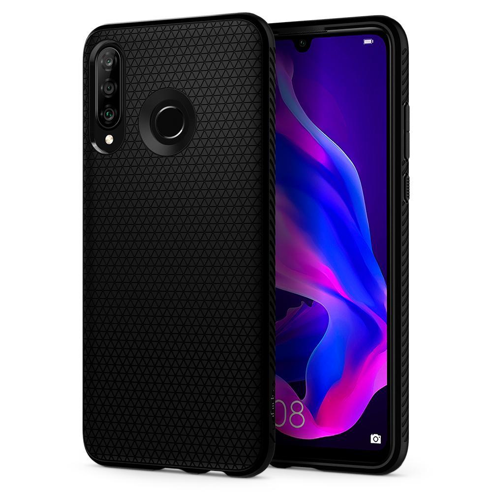 Huawei P30 Lite Case Liquid Air Black