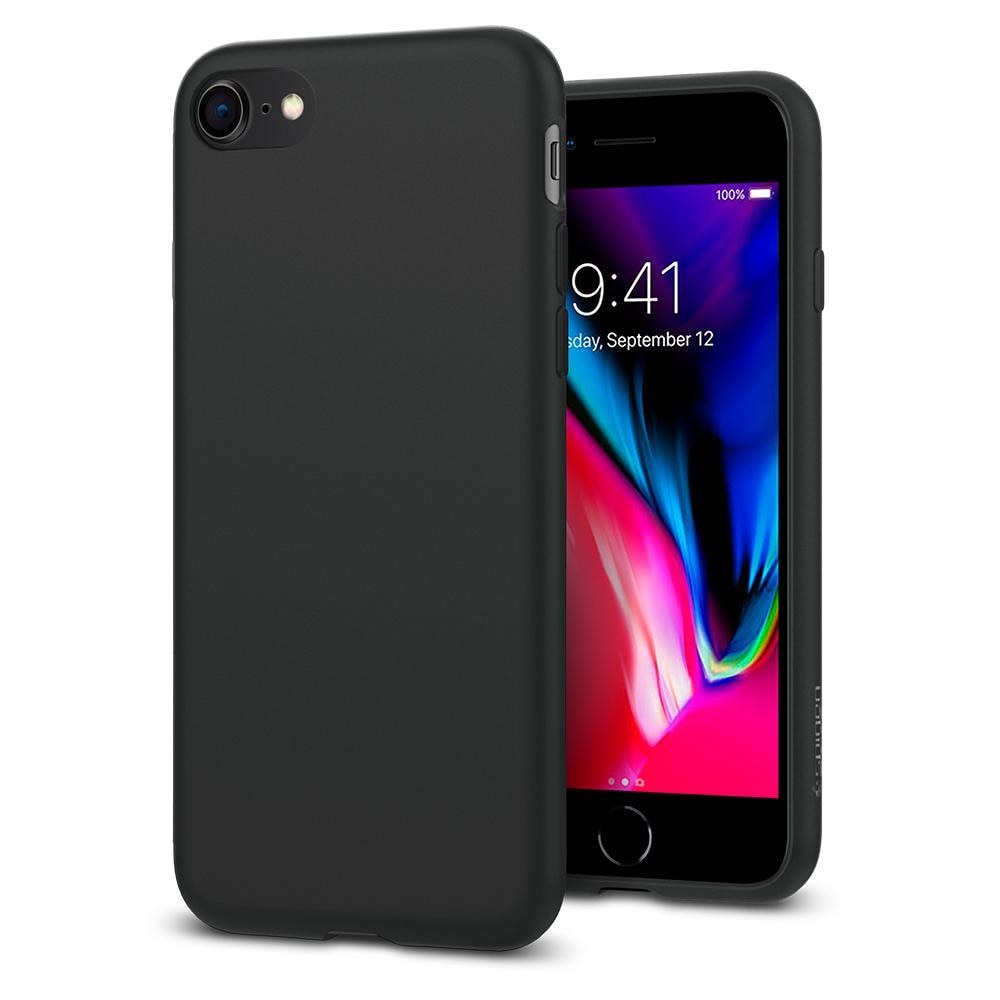 iPhone 7/8/SE 2020 Case Liquid Crystal Matte Black