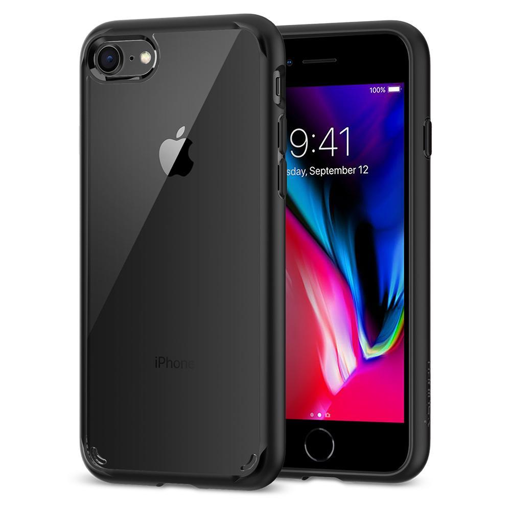 iPhone 7/8/SE 2020 Case Ultra Hybrid 2 Matte Black