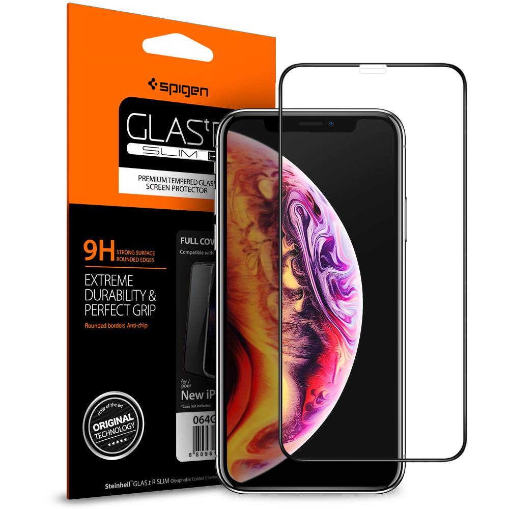 iPhone XR Full Cover Screen Protector GLAS.tR SLIM HD