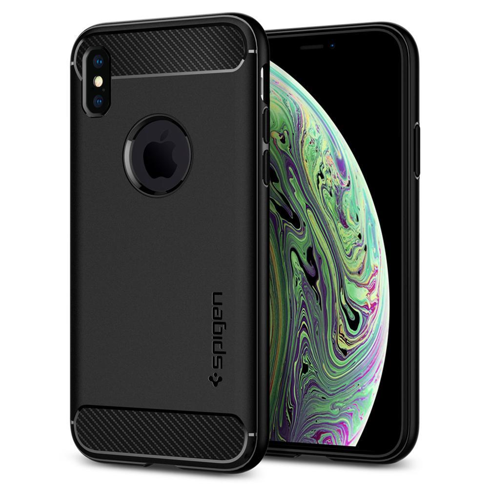 iPhone X/XS Rugged Armor Case Black