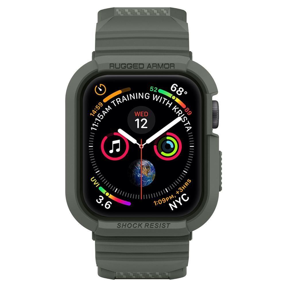 Apple Watch 45mm Series 9 Case Rugged Armor Pro Military Green