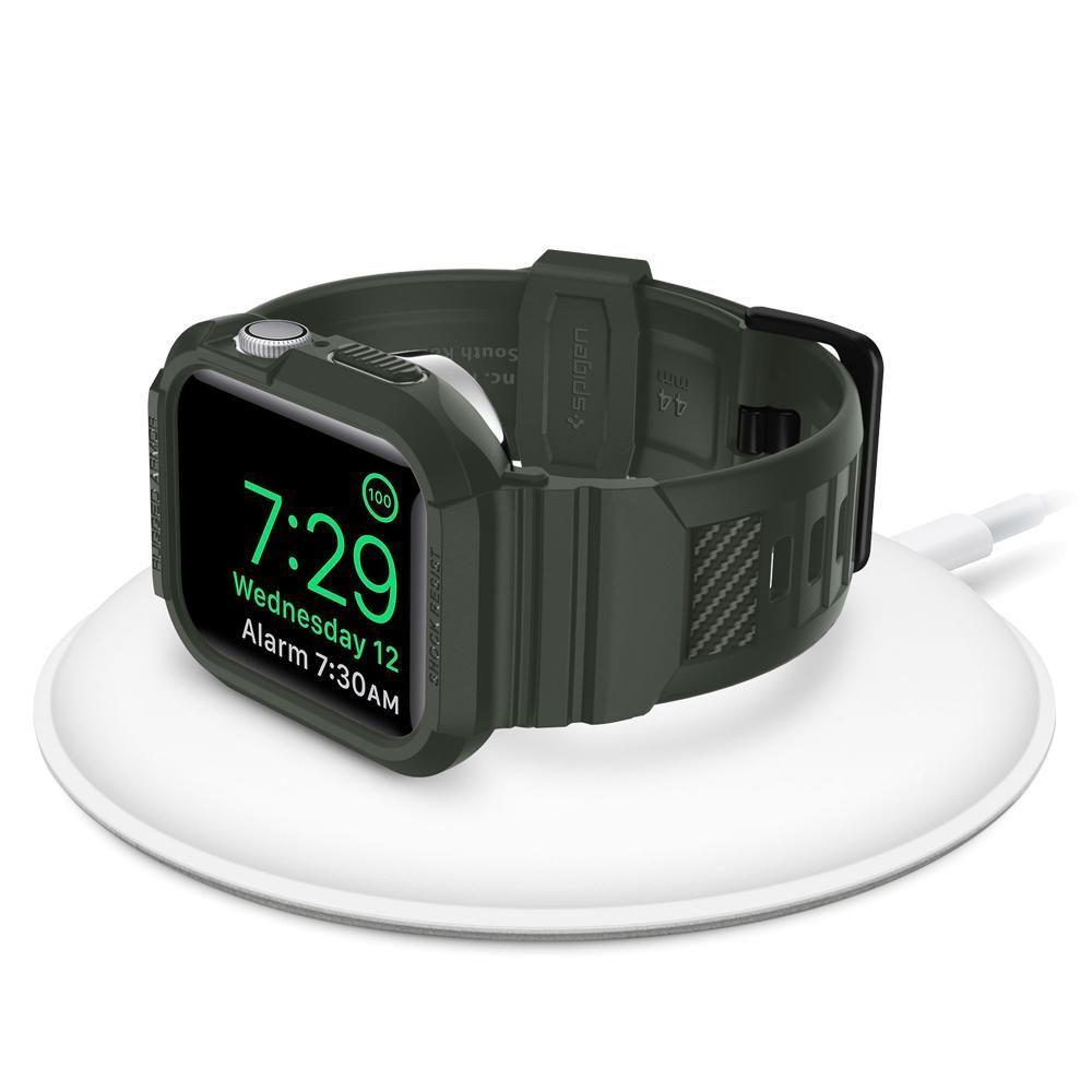 Apple Watch 45mm Series 9 Case Rugged Armor Pro Military Green