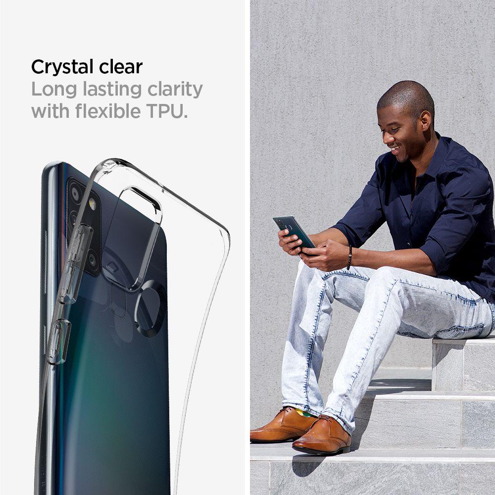 Galaxy A21s Case Liquid Crystal Clear