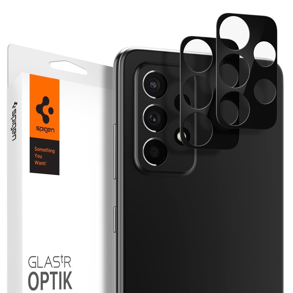 Galaxy A52/A52s Optik Lens Protector Black (2-pack)