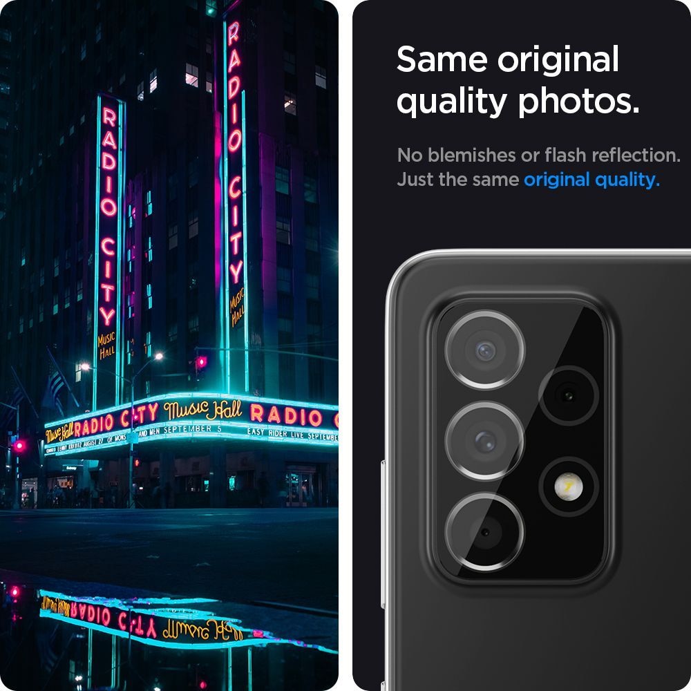 Galaxy A52/A52s Optik Lens Protector Black (2-pack)