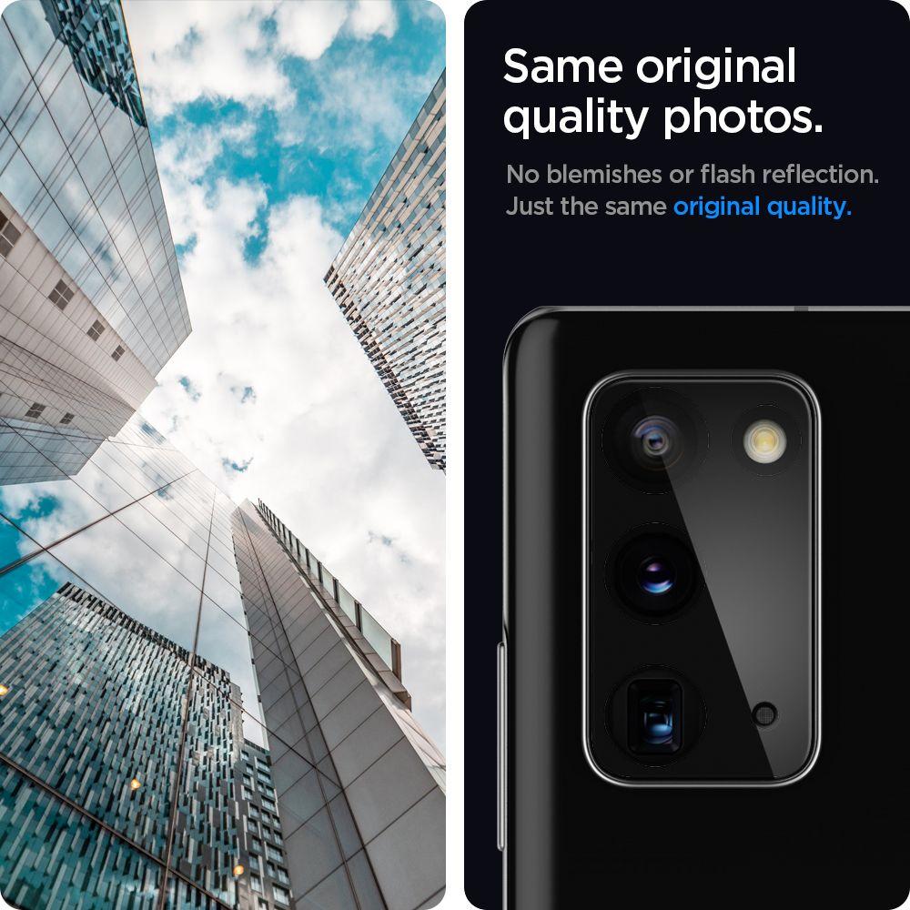 Galaxy Note 20 Optik Lens Protector Black (2-pack)