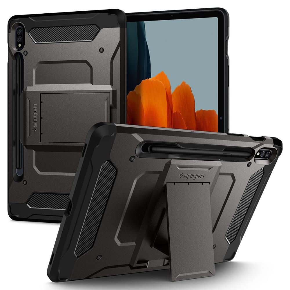 Galaxy Tab S7/S8 11.0 Case Tough Armor Pro Gunmetal