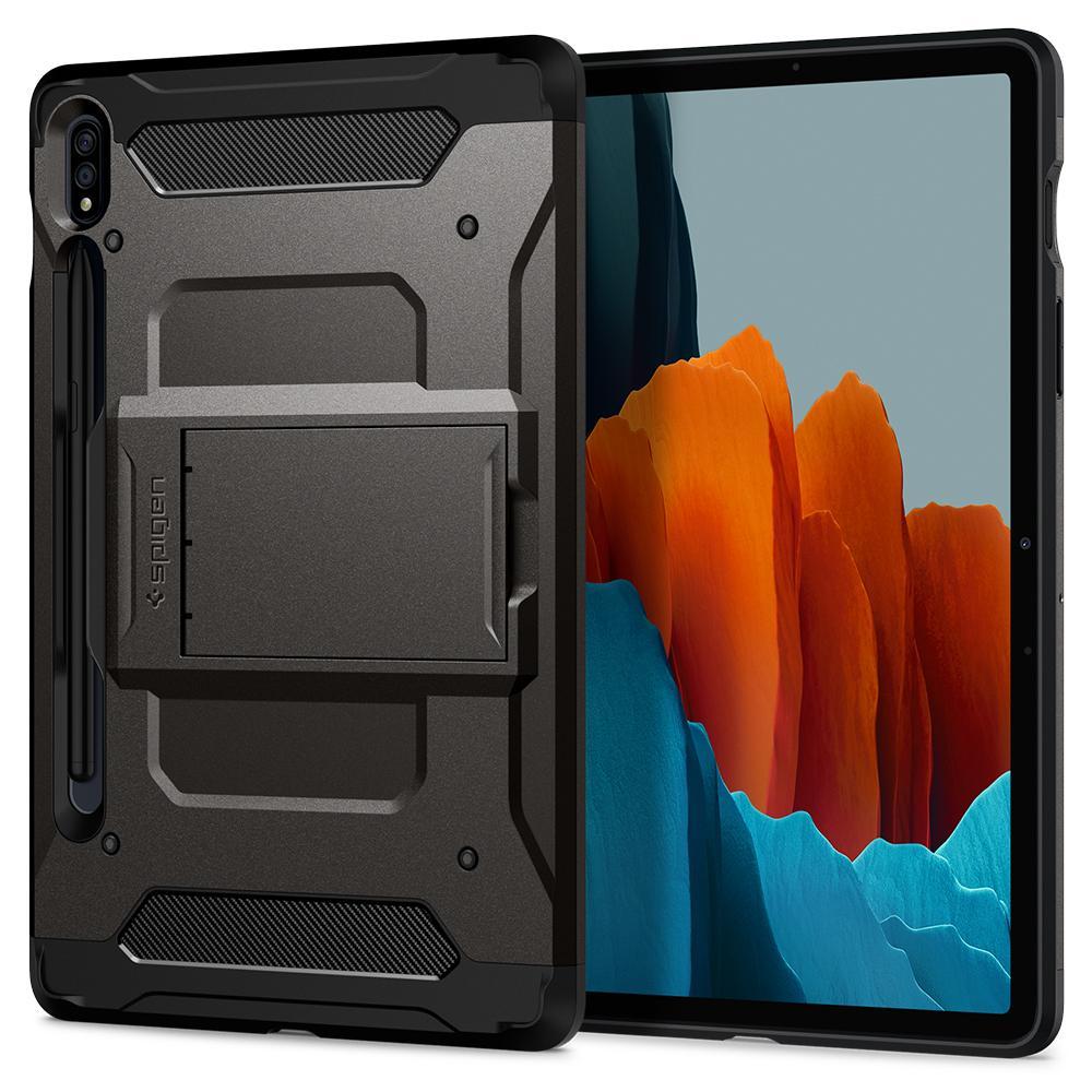 Galaxy Tab S7/S8 11.0 Case Tough Armor Pro Gunmetal