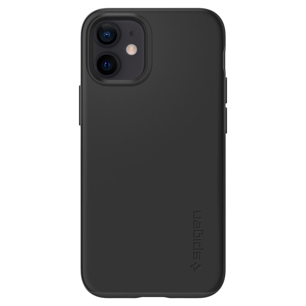 iPhone 12 Mini Case Thin Fit Black