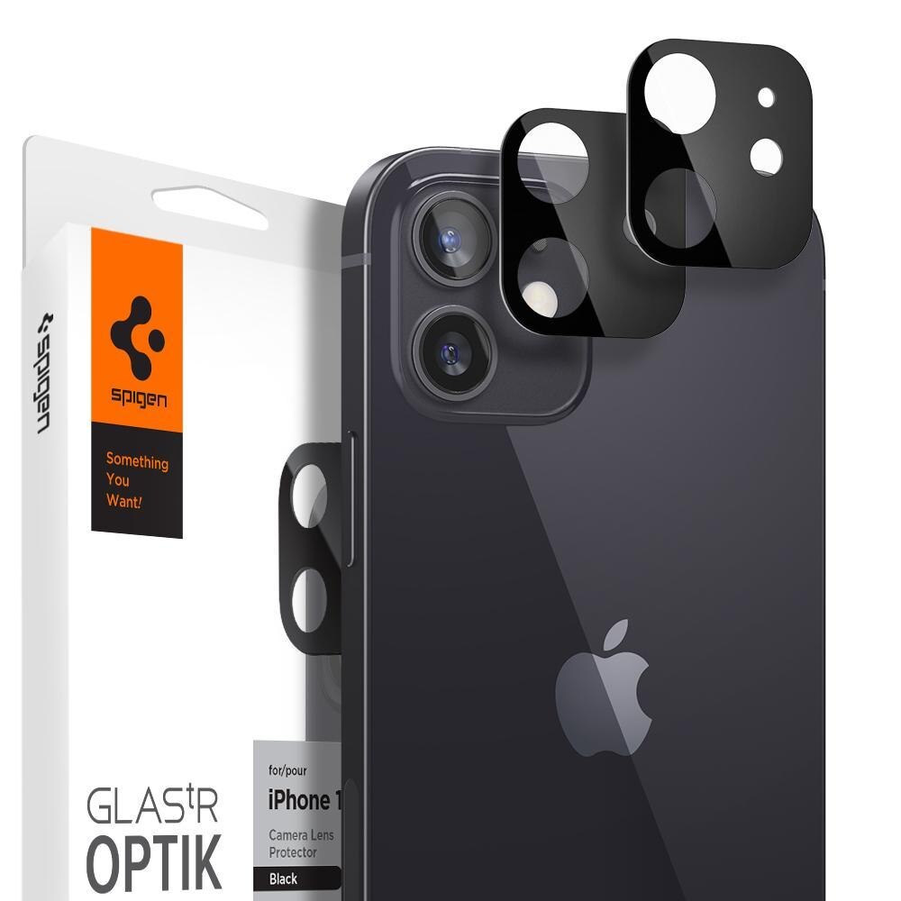 iPhone 12 Optik Lens Protector Black (2-pack)