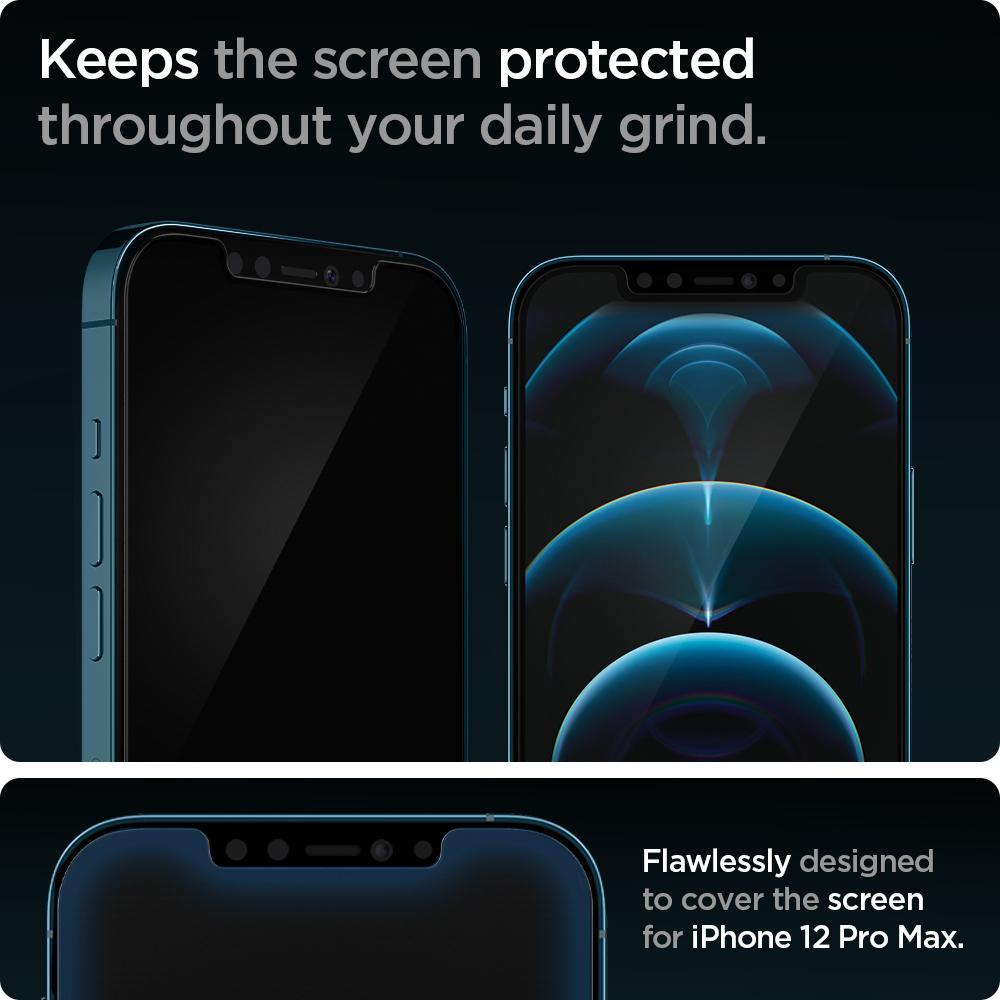 iPhone 12 Pro Max Screen Protector GLAS.tR EZ Fit (2-pack)